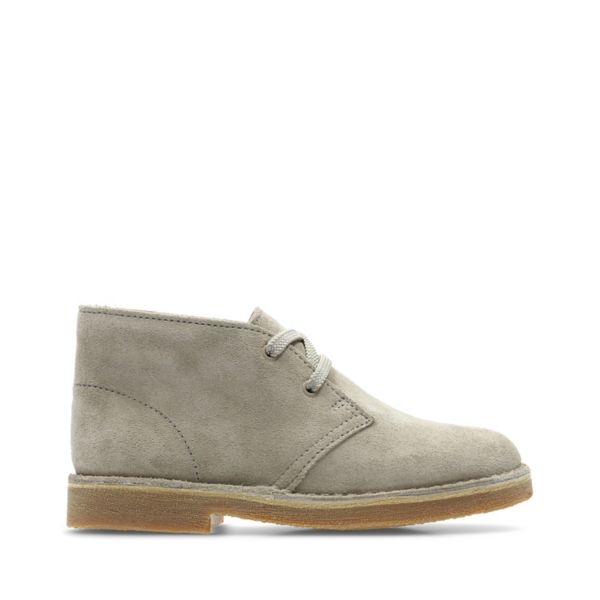 Clarks Boys Desert Boot Casual Shoes Sand Suede | USA-5214096